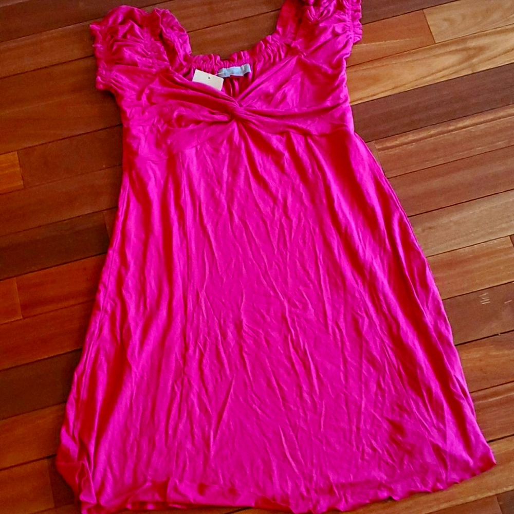 Hot pink 💗 dress 👗